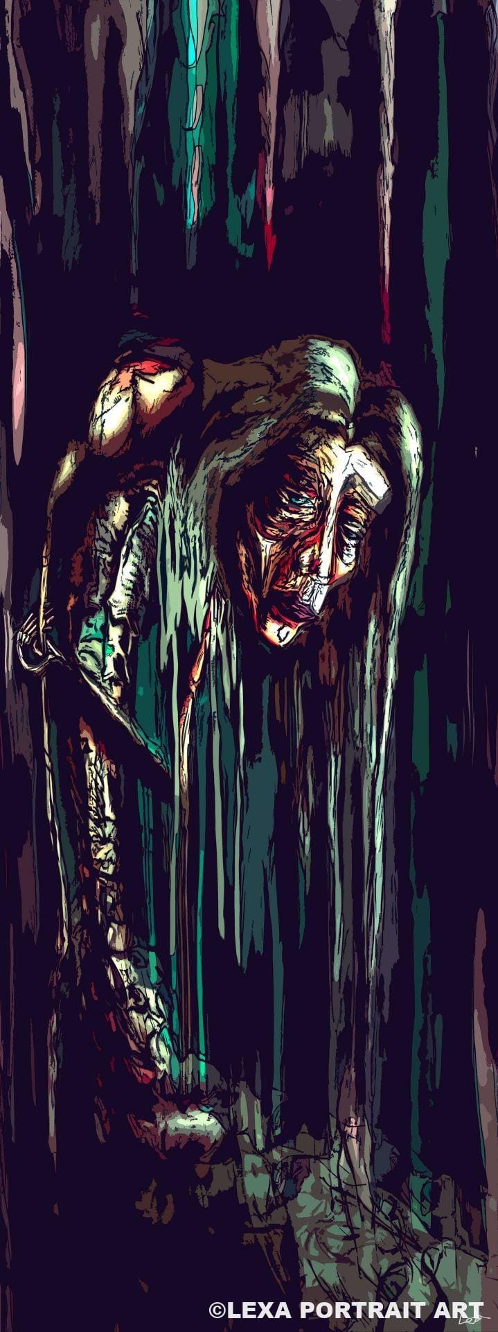 Infinite sadness - an artistic expression of sorrow