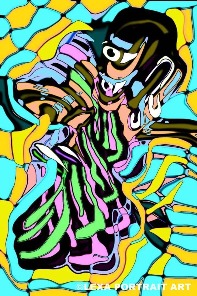 Eve a stylized portrait