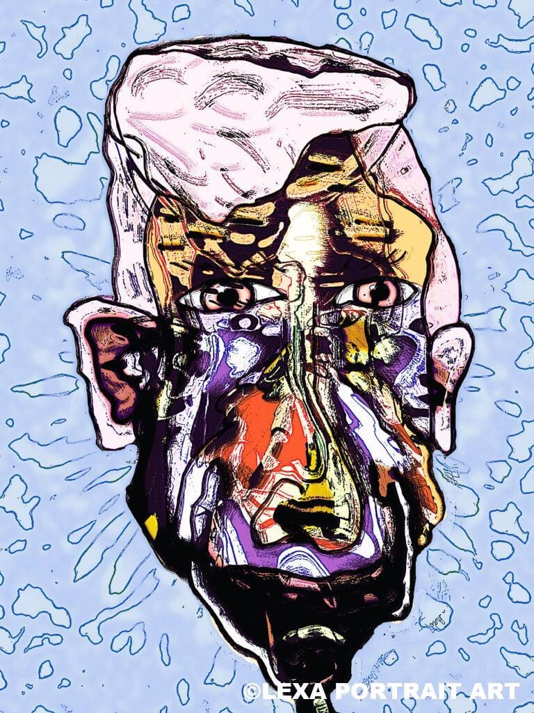 Maartel a stylized portrait
