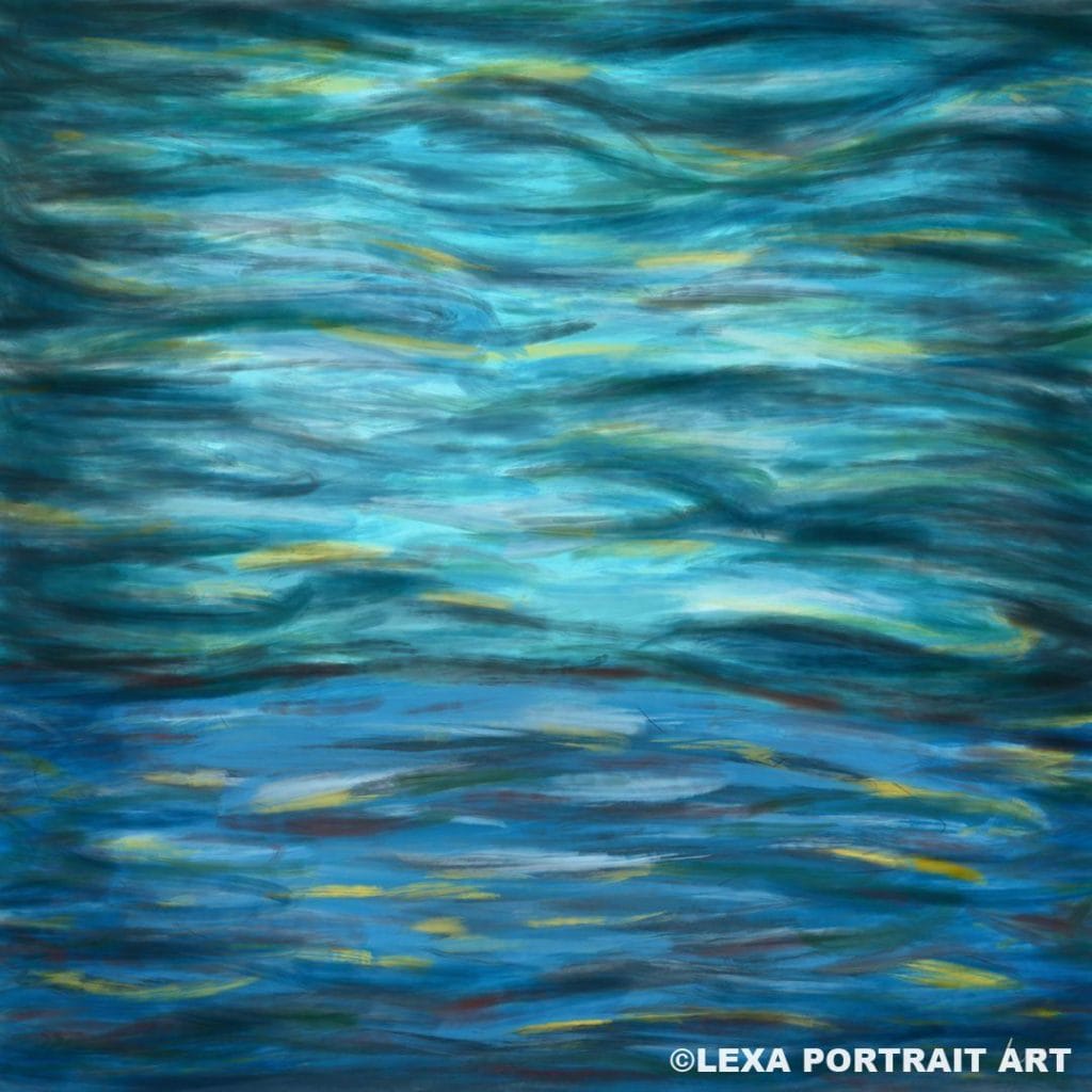 Abstract Blue